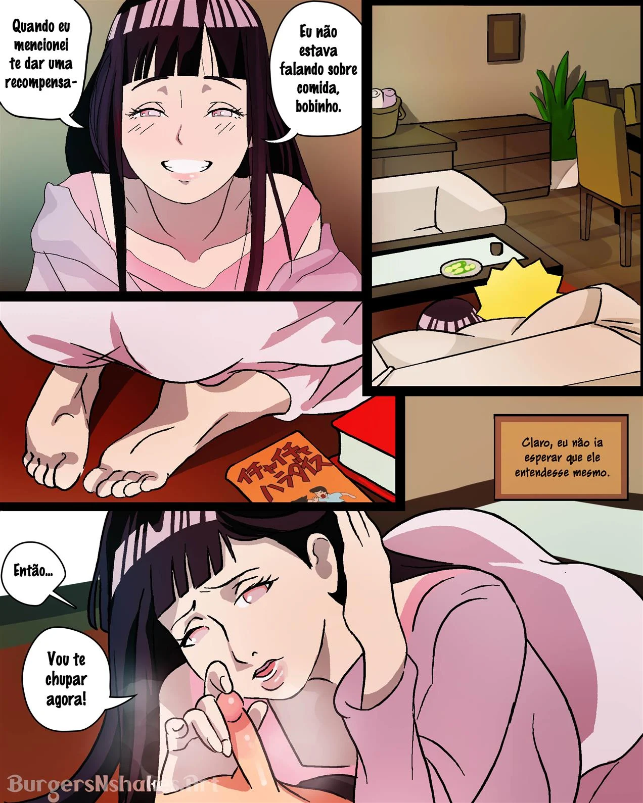 Hinata viciada no pau do filho 2 – Boruto Hentai – Ler Hentai HQ