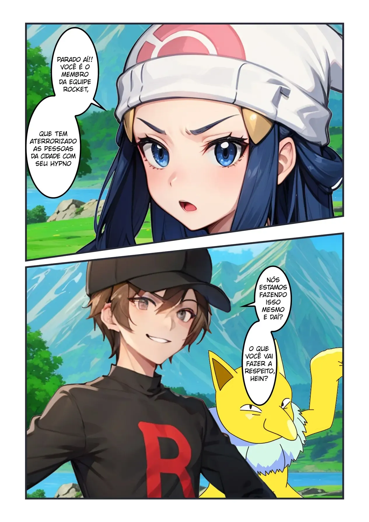 Hipnotizando a Dawn – Pokemon Hentai – Quadrinho Original