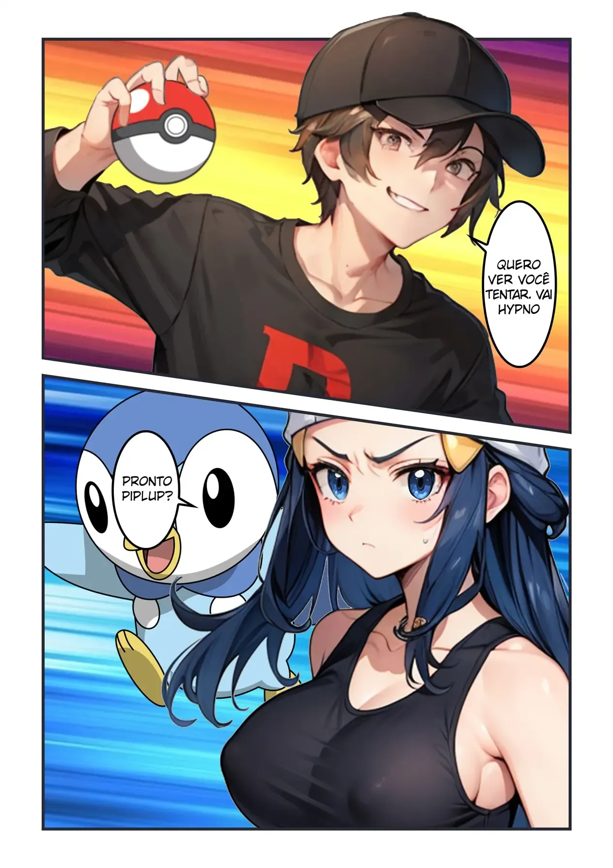 Hipnotizando a Dawn – Pokemon Hentai – Quadrinho Original