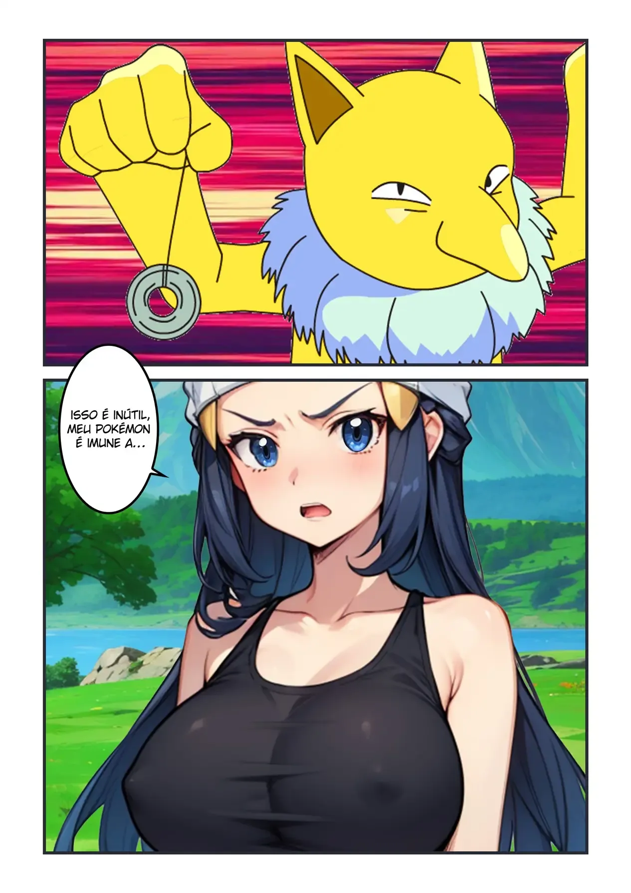 Hipnotizando a Dawn – Pokemon Hentai – Quadrinho Original