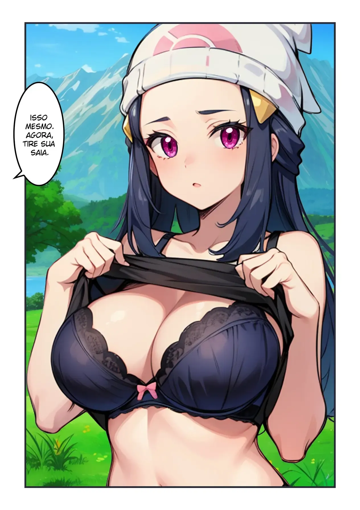 Hipnotizando a Dawn – Pokemon Hentai – Quadrinho Original