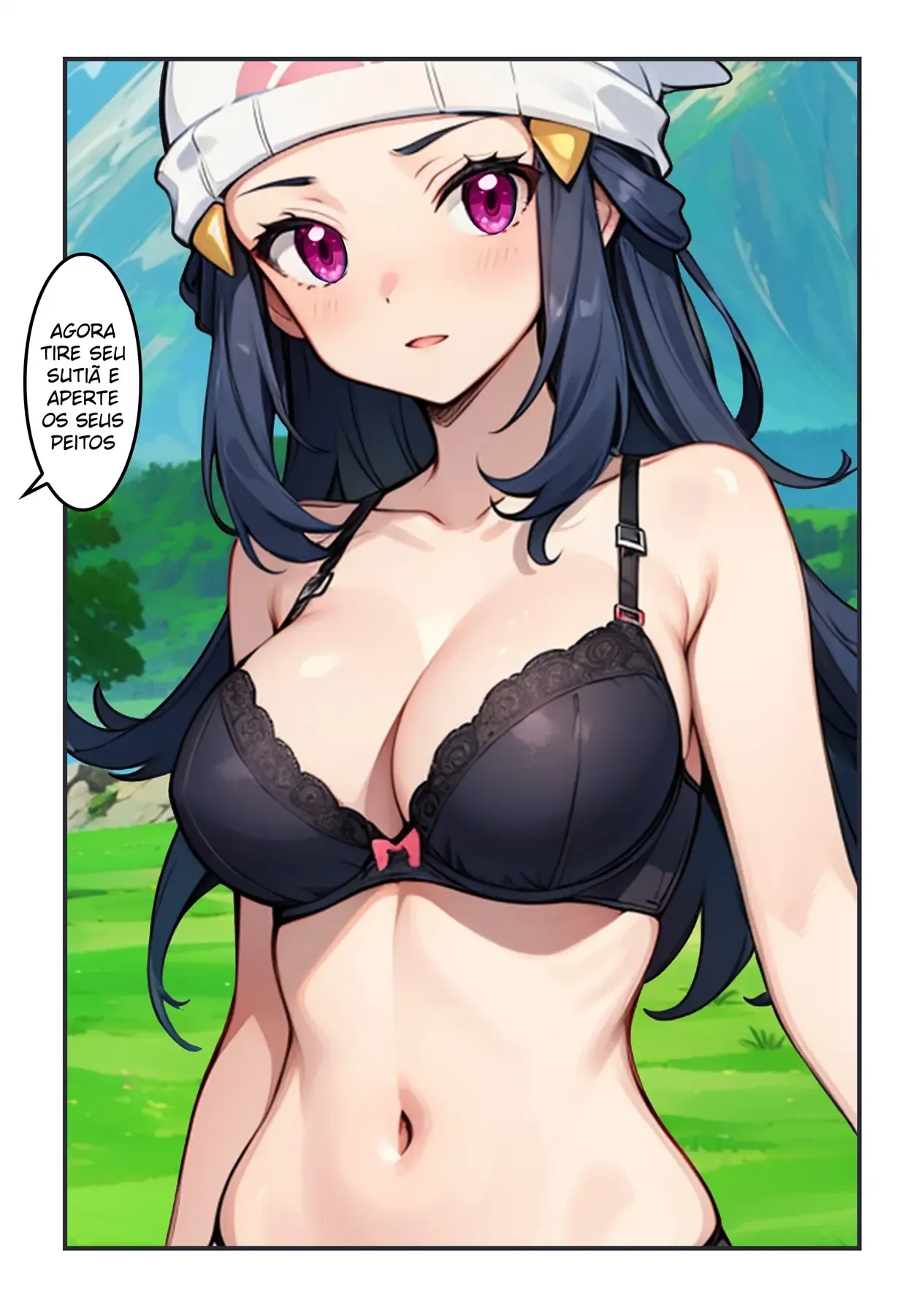Hipnotizando a Dawn – Pokemon Hentai – Quadrinho Original