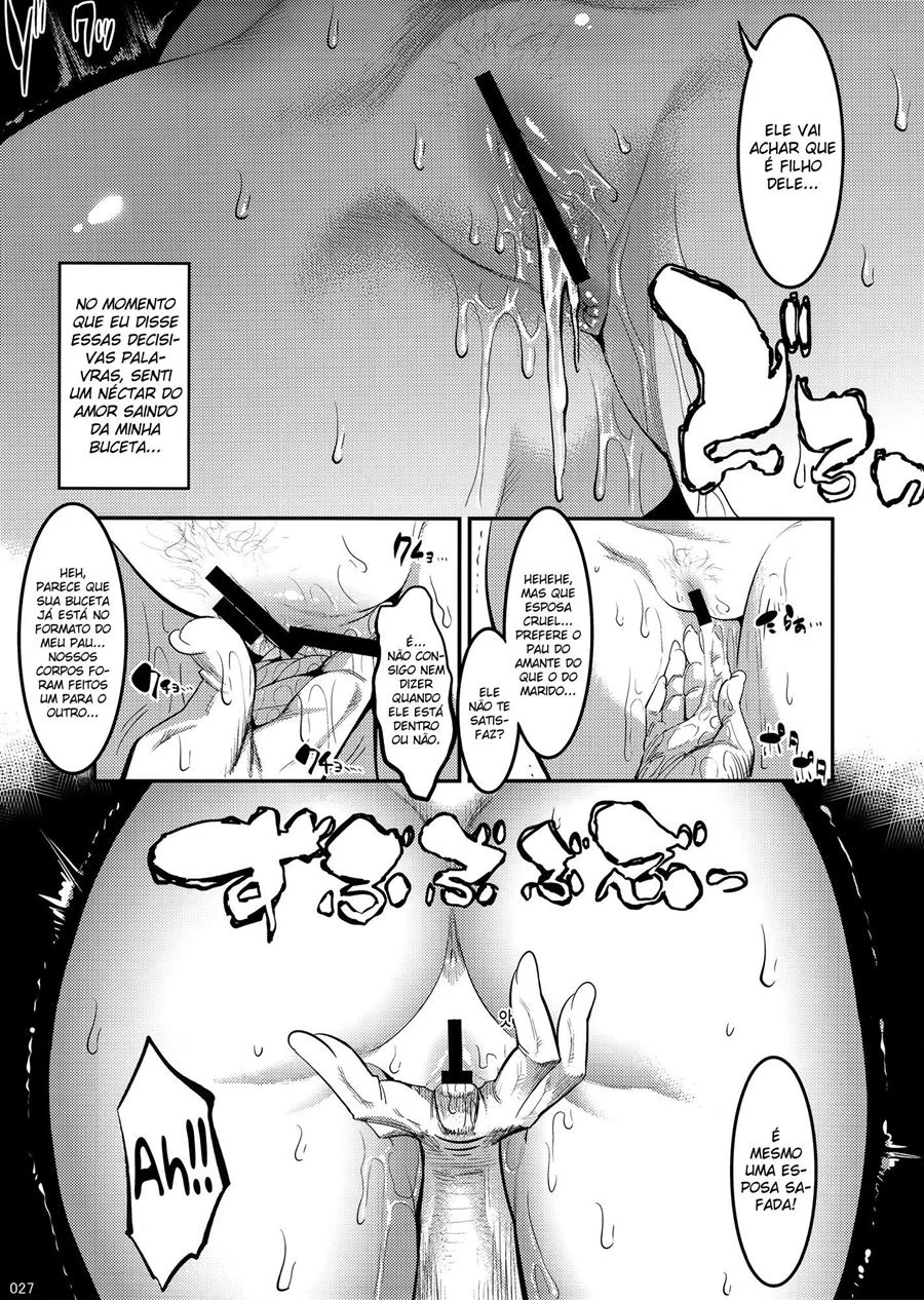 Hiru wa Krillin no Tsuma – Hentai Preto e Branco – PT Brasil