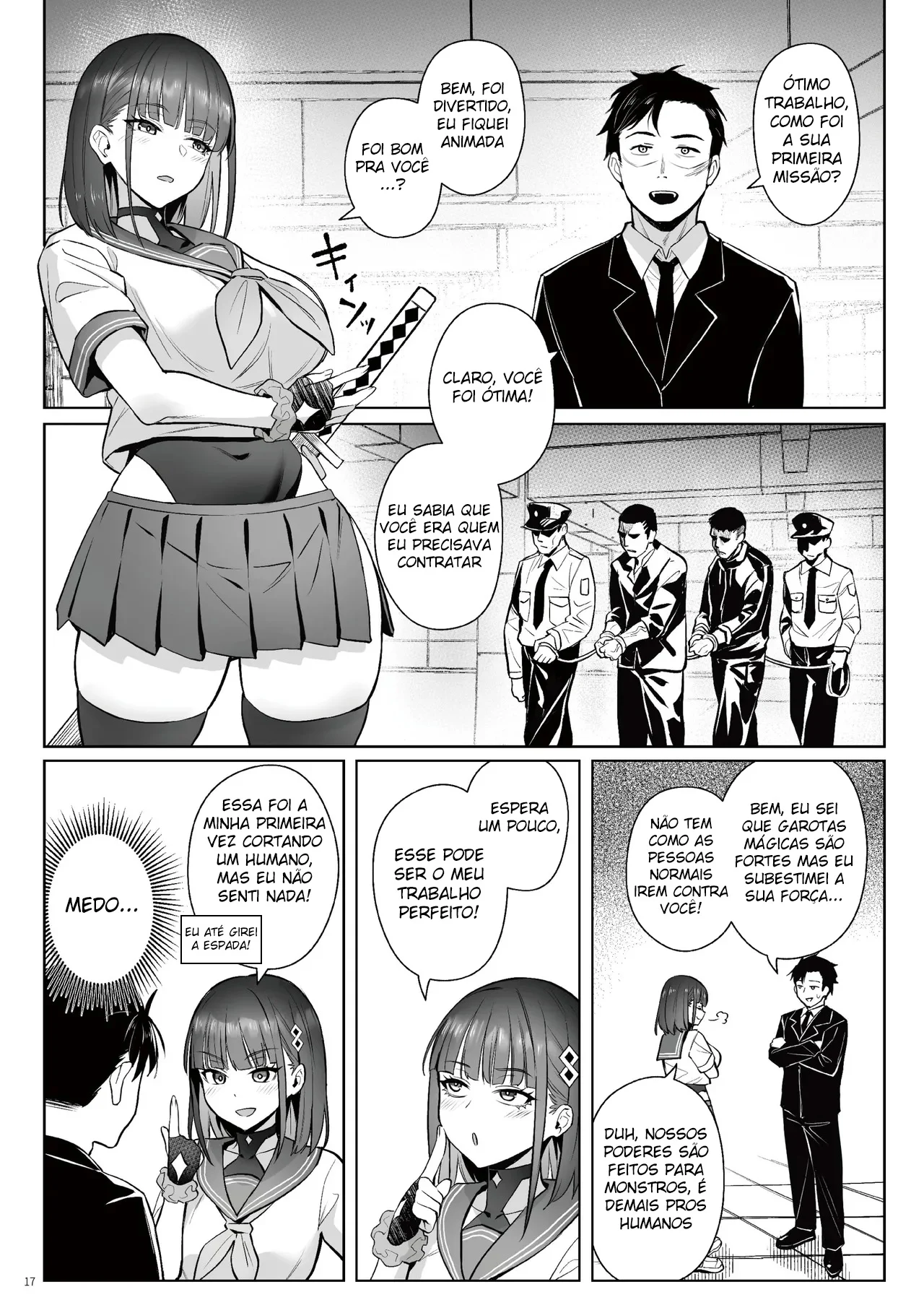 Histórias de Trabalho de uma Ex-Garota Mágica – Doujinshi Hentai – PT Brasil