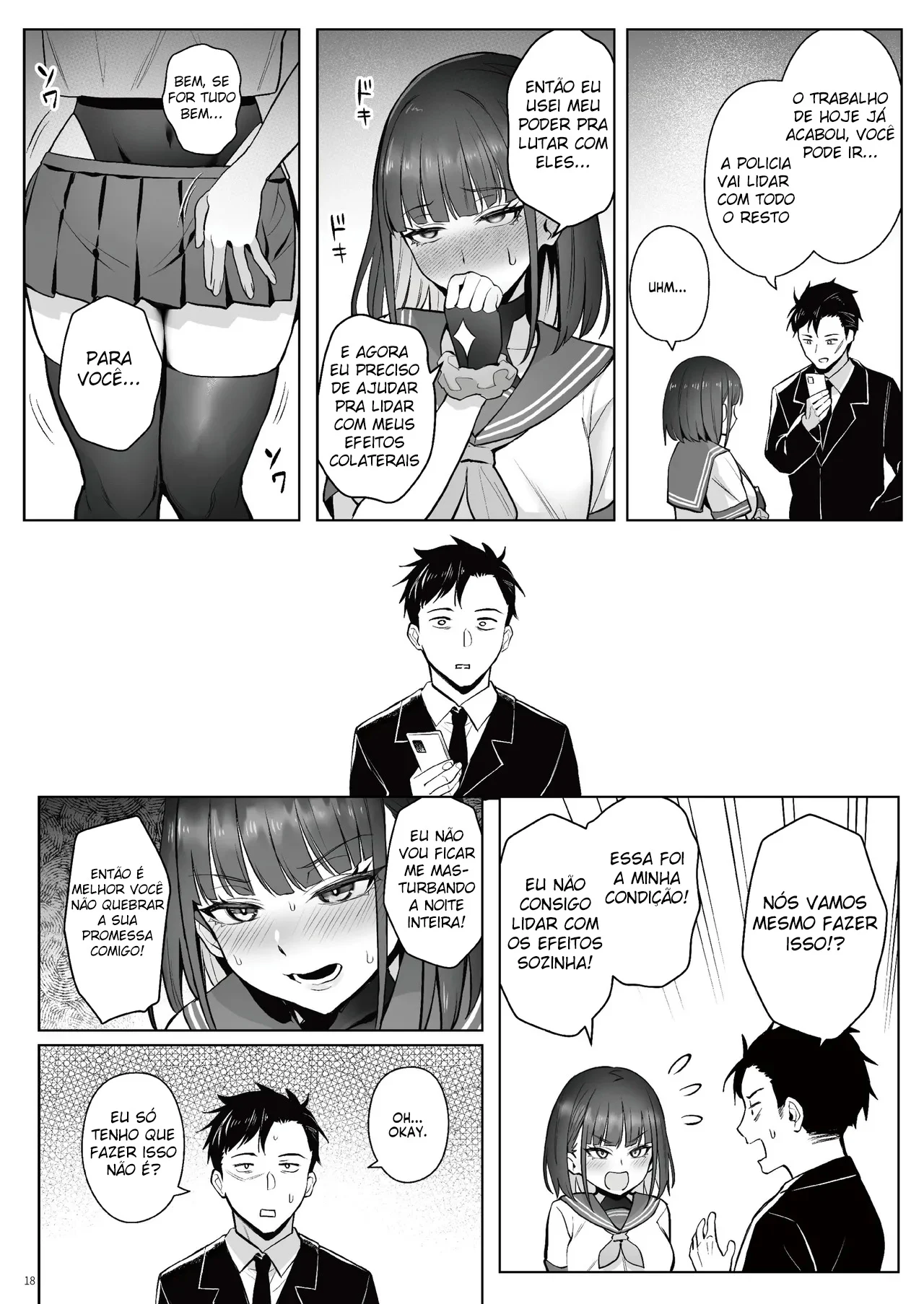 Histórias de Trabalho de uma Ex-Garota Mágica – Doujinshi Hentai – PT Brasil