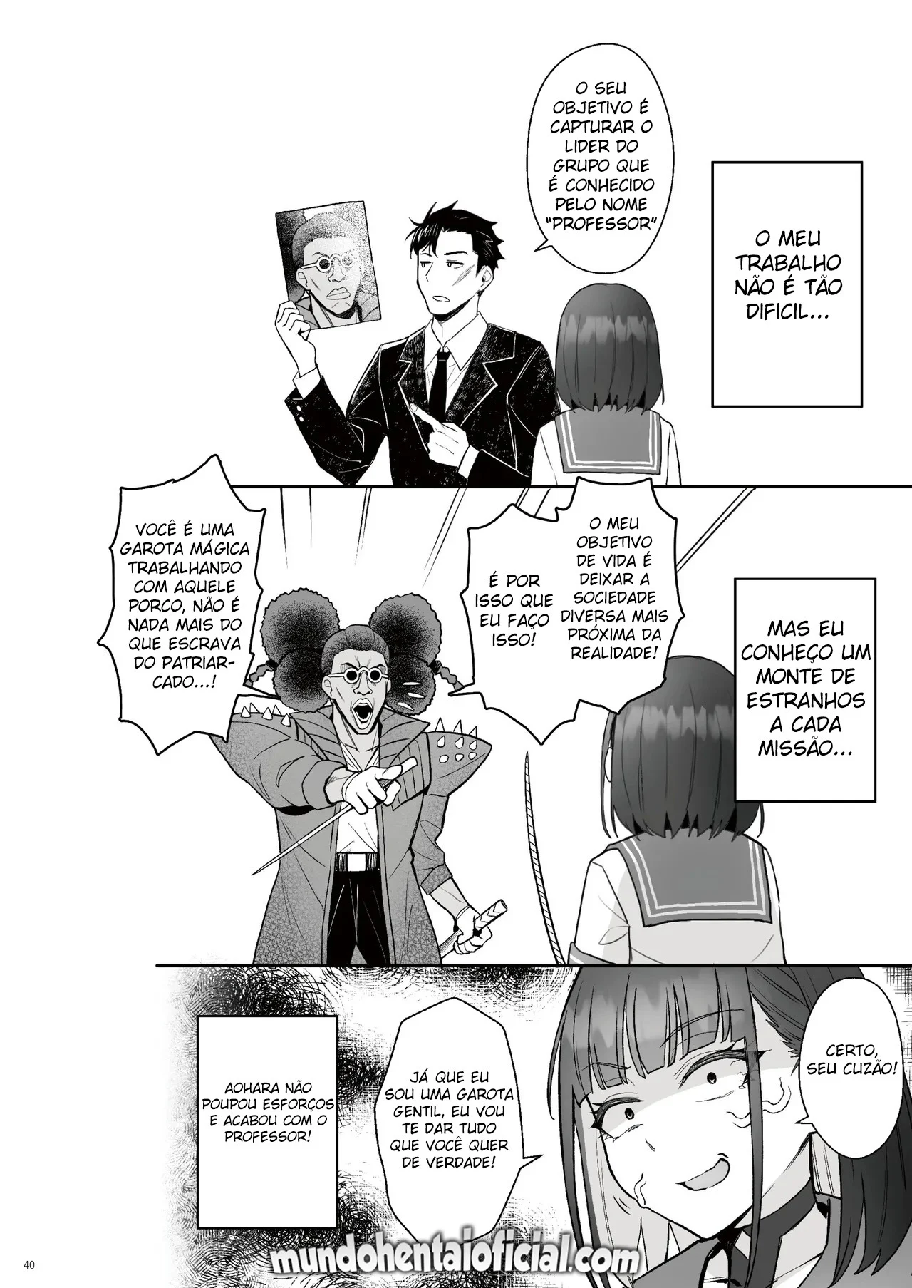 Histórias de Trabalho de uma Ex-Garota Mágica – Doujinshi Hentai – PT Brasil