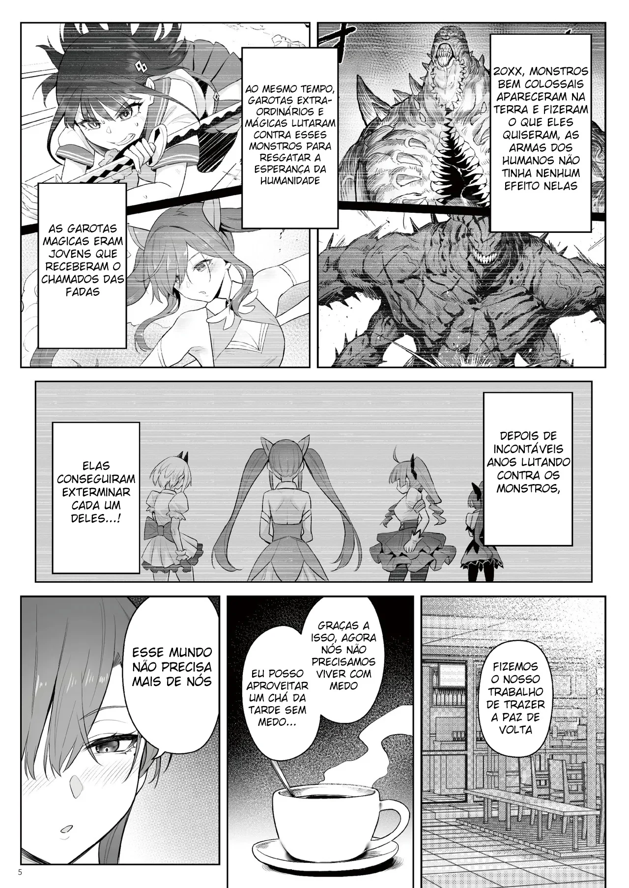 Histórias de Trabalho de uma Ex-Garota Mágica – Doujinshi Hentai – PT Brasil