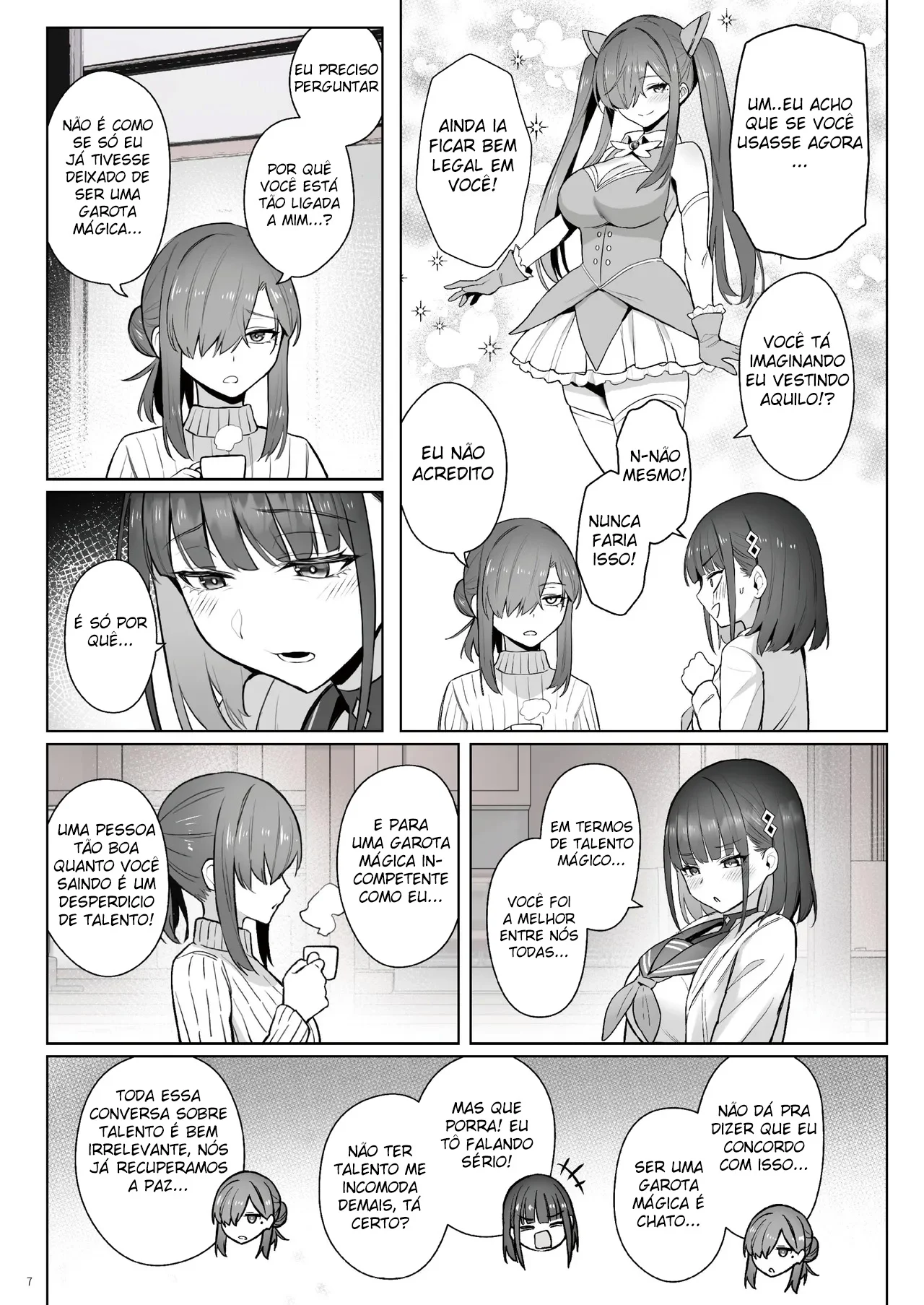 Histórias de Trabalho de uma Ex-Garota Mágica – Doujinshi Hentai – PT Brasil