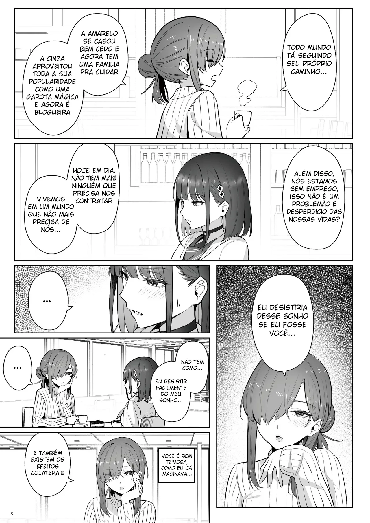 Histórias de Trabalho de uma Ex-Garota Mágica – Doujinshi Hentai – PT Brasil