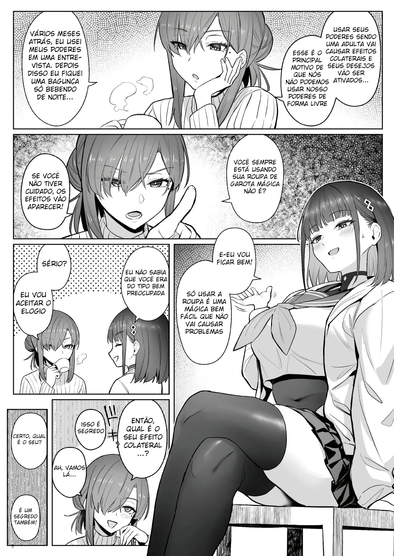 Histórias de Trabalho de uma Ex-Garota Mágica – Doujinshi Hentai – PT Brasil