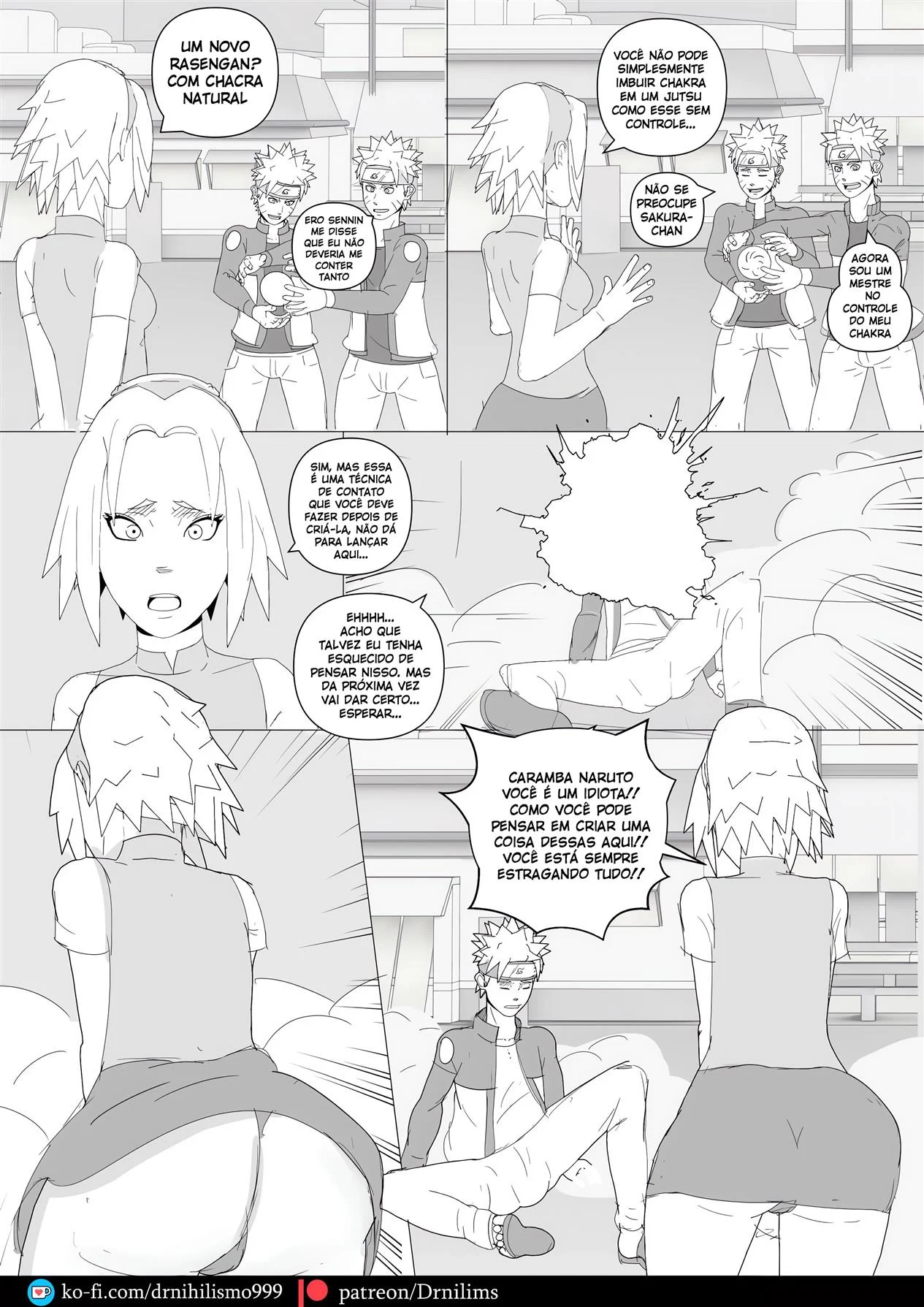 Histórias Pervertidas de Konoha – Naruto Pornô – Tradução Em Português