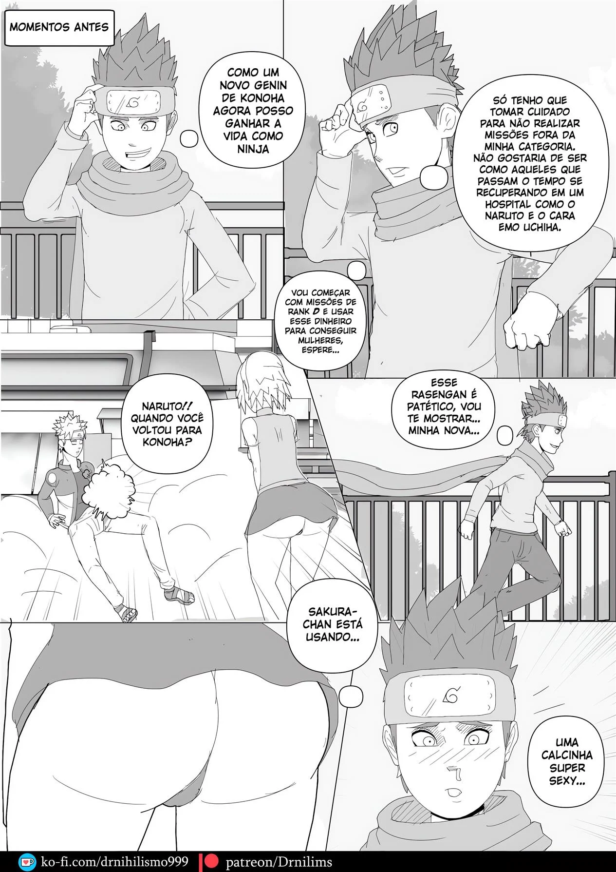 Histórias Pervertidas de Konoha – Naruto Pornô – Tradução Em Português
