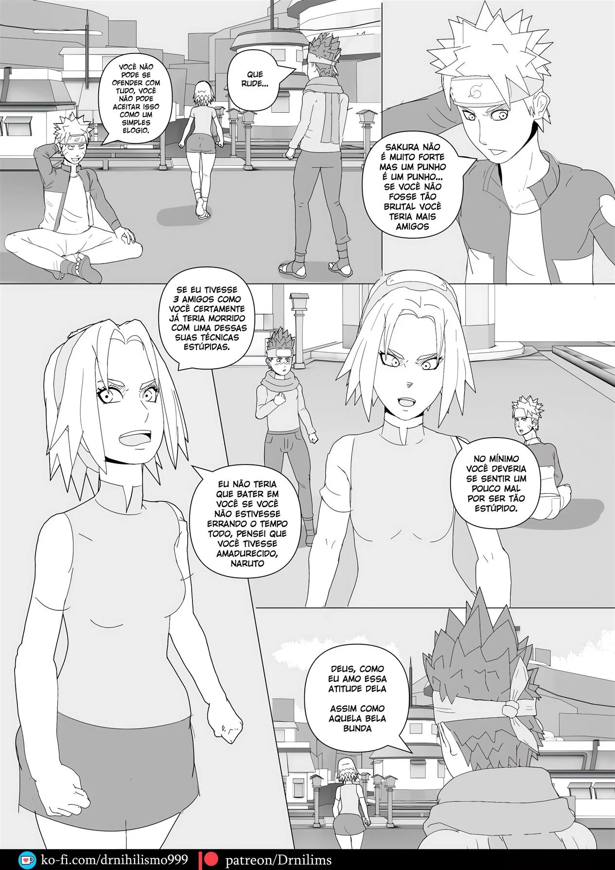 Histórias Pervertidas de Konoha – Naruto Pornô – Tradução Em Português
