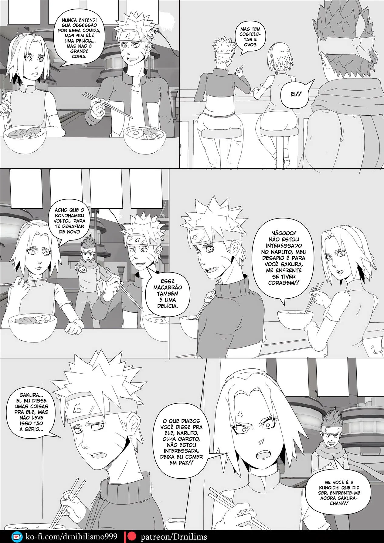 Histórias Pervertidas de Konoha – Naruto Pornô – Tradução Em Português