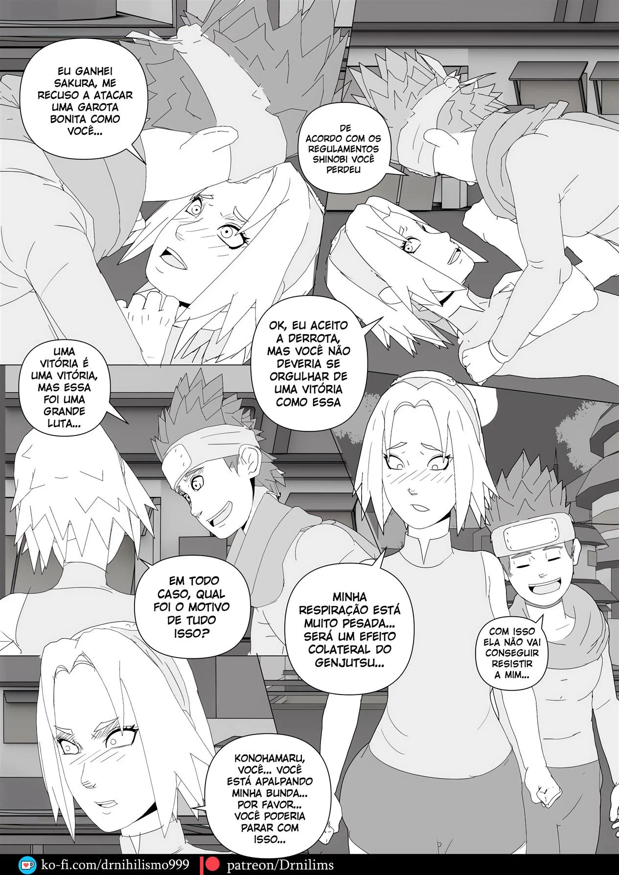 Histórias Pervertidas de Konoha – Naruto Pornô – Tradução Em Português
