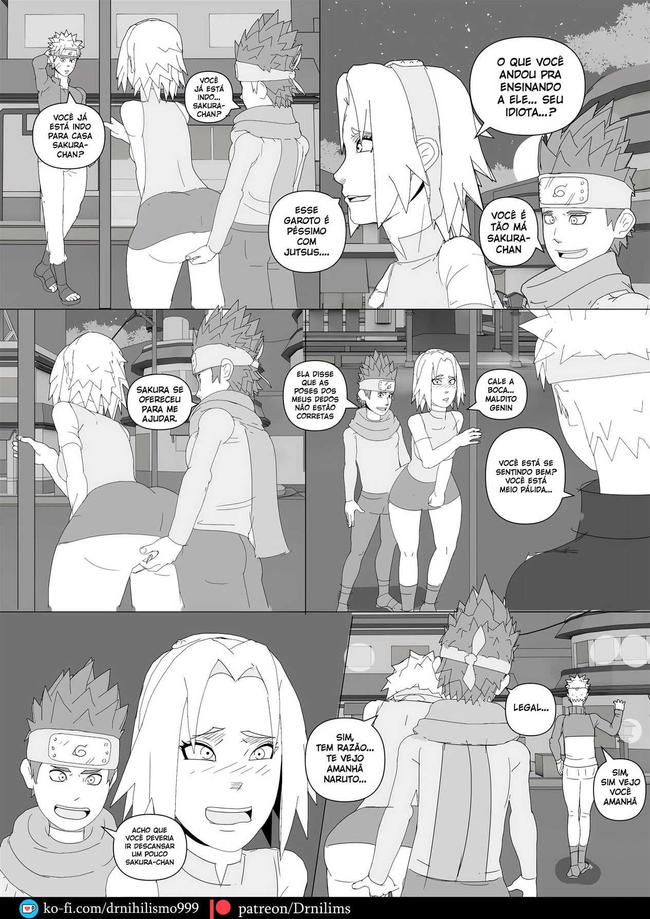 Histórias Pervertidas de Konoha – Naruto Pornô – Tradução Em Português