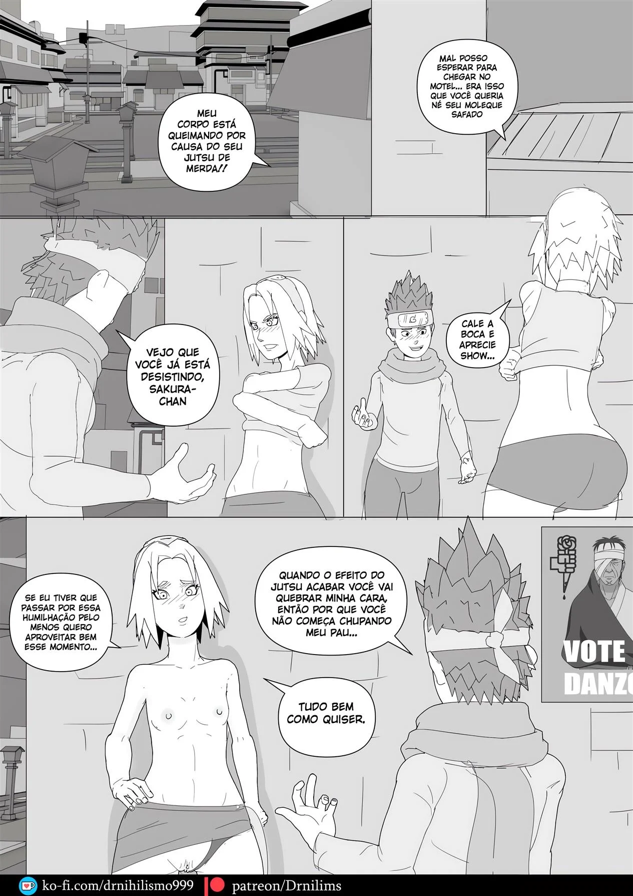 Histórias Pervertidas de Konoha – Naruto Pornô – Tradução Em Português
