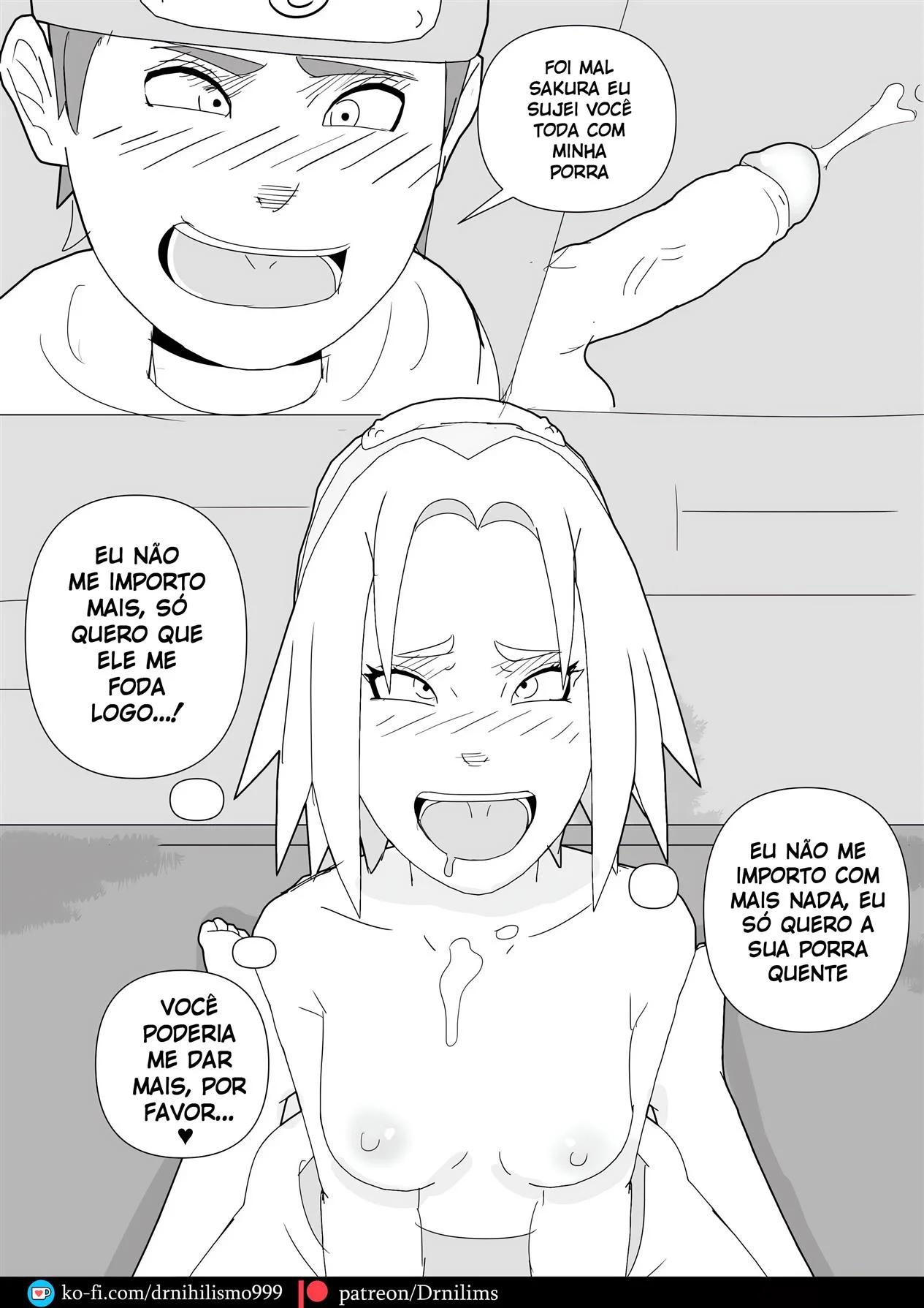 Histórias Pervertidas de Konoha – Naruto Pornô – Tradução Em Português