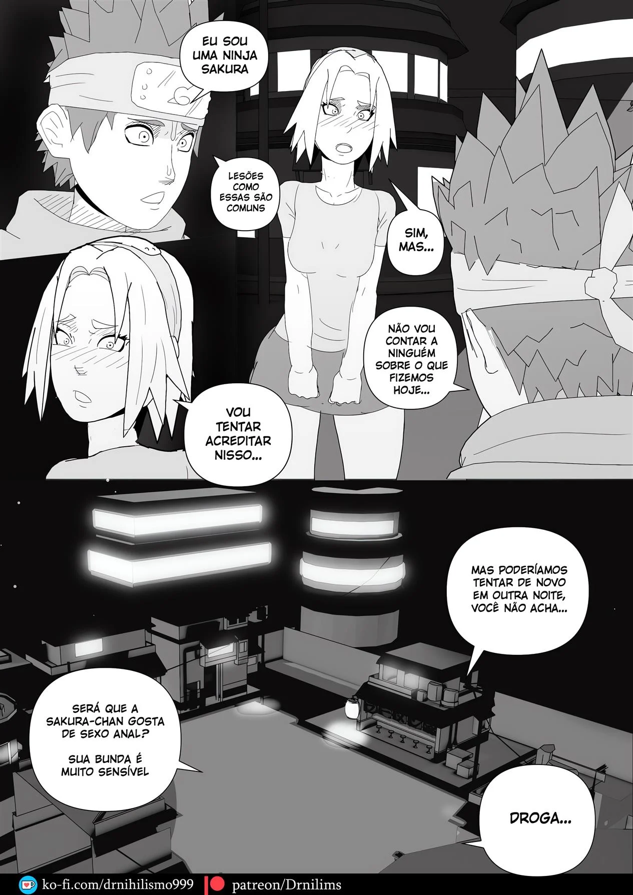 Histórias Pervertidas de Konoha – Naruto Pornô – Tradução Em Português