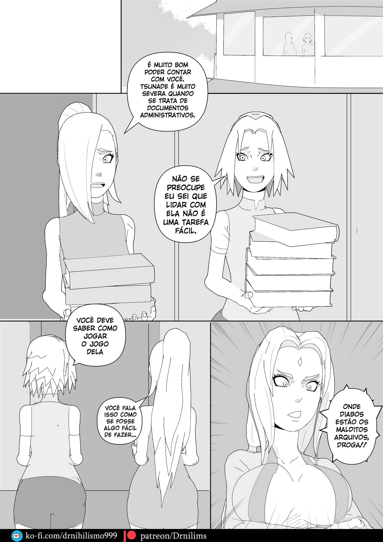 Histórias Pervertidas de Konoha – Naruto Pornô – Tradução Em Português
