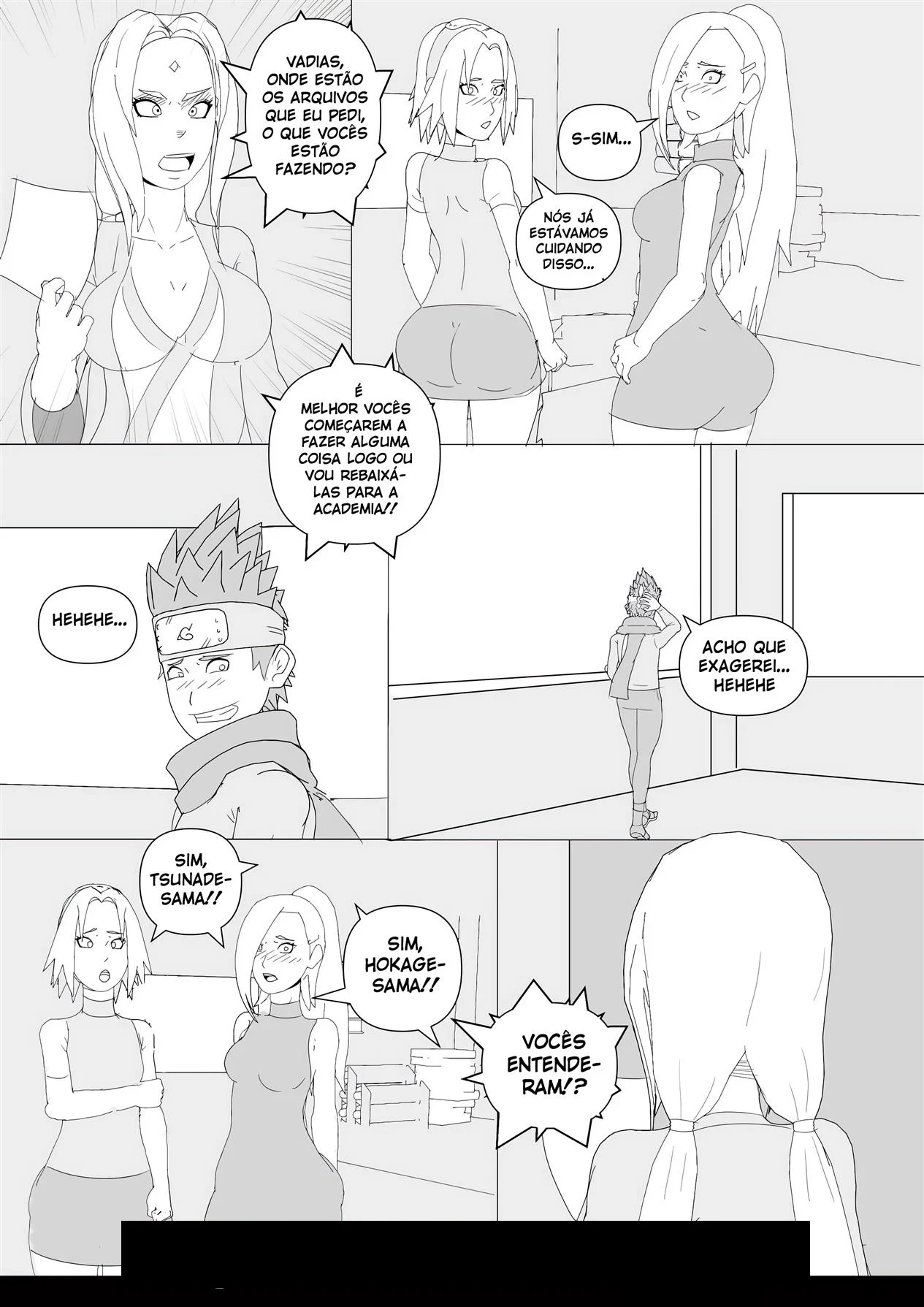 Histórias Pervertidas de Konoha – Naruto Pornô – Tradução Em Português