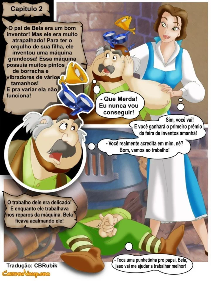 Historinhas de sexo Disney A Bela e a Fera a verdadeira orgia – Disney Hentai – Alta Qualidade - Traduzido