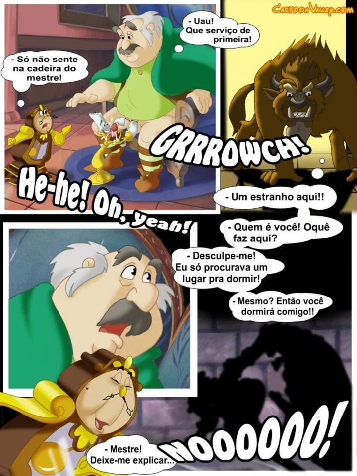 Historinhas de sexo Disney A Bela e a Fera a verdadeira orgia – Disney Hentai – Alta Qualidade - Traduzido