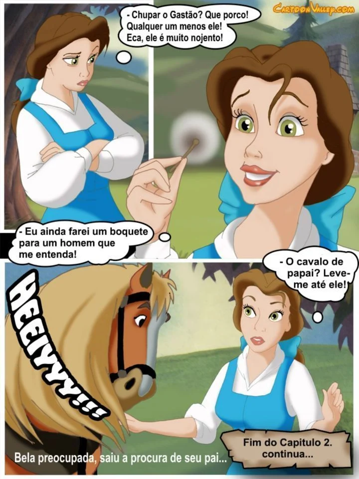 Historinhas de sexo Disney A Bela e a Fera a verdadeira orgia – Disney Hentai – Alta Qualidade - Traduzido