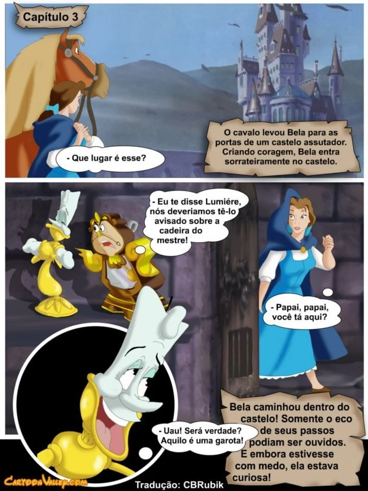 Historinhas de sexo Disney A Bela e a Fera a verdadeira orgia – Disney Hentai – Alta Qualidade - Traduzido
