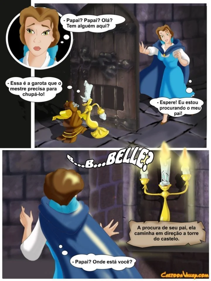 Historinhas de sexo Disney A Bela e a Fera a verdadeira orgia – Disney Hentai – Alta Qualidade - Traduzido