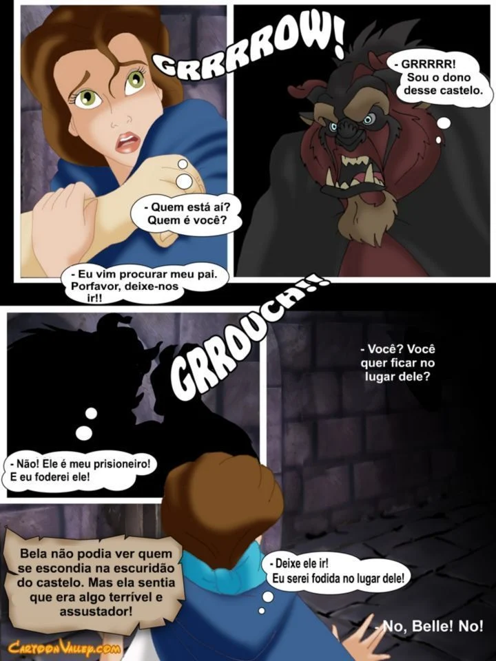 Historinhas de sexo Disney A Bela e a Fera a verdadeira orgia – Disney Hentai – Alta Qualidade - Traduzido