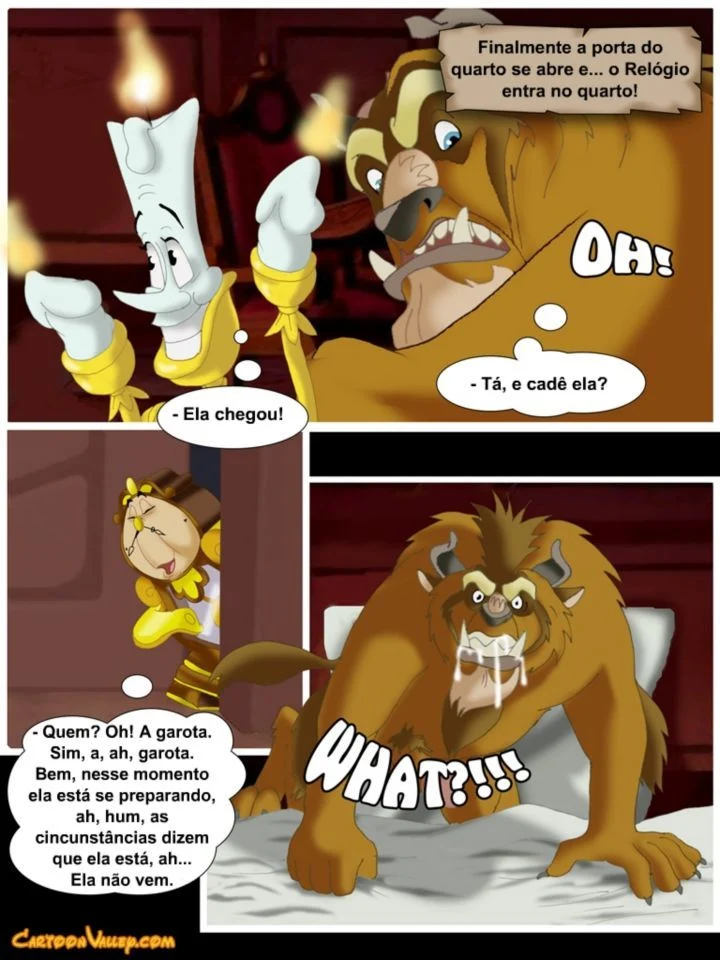 Historinhas de sexo Disney A Bela e a Fera a verdadeira orgia – Disney Hentai – Alta Qualidade - Traduzido