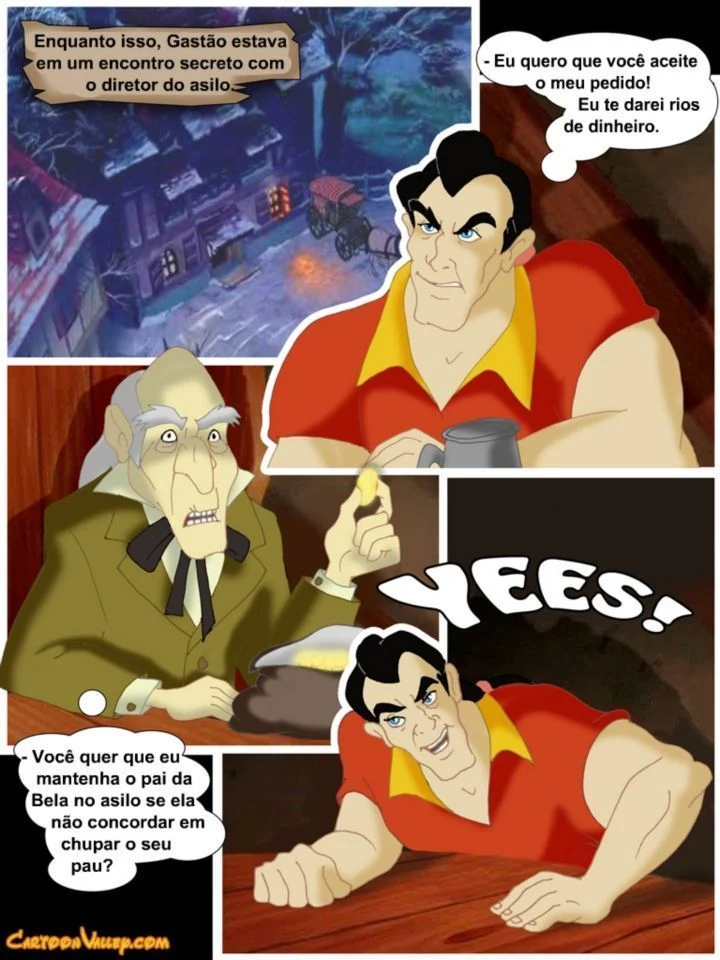 Historinhas de sexo Disney A Bela e a Fera a verdadeira orgia – Disney Hentai – Alta Qualidade - Traduzido