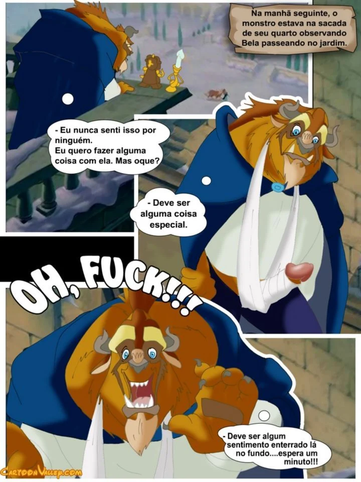 Historinhas de sexo Disney A Bela e a Fera a verdadeira orgia – Disney Hentai – Alta Qualidade - Traduzido