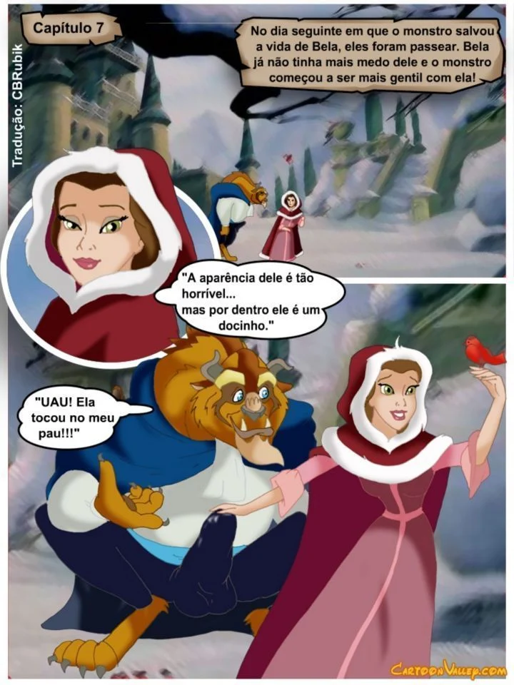 Historinhas de sexo Disney A Bela e a Fera a verdadeira orgia – Disney Hentai – Alta Qualidade - Traduzido