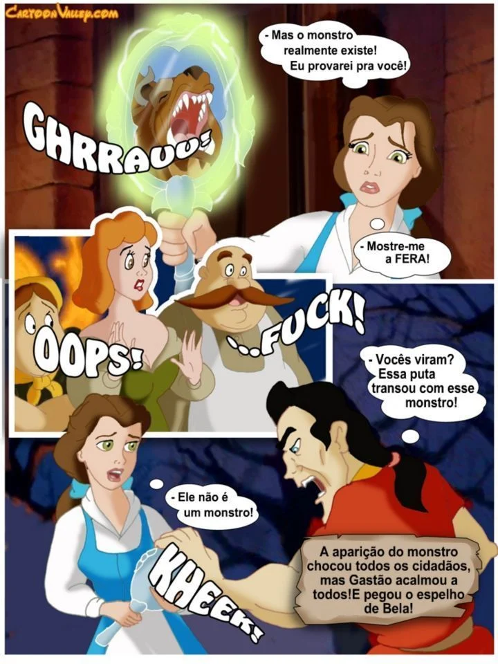 Historinhas de sexo Disney A Bela e a Fera a verdadeira orgia – Disney Hentai – Alta Qualidade - Traduzido