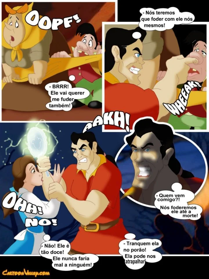 Historinhas de sexo Disney A Bela e a Fera a verdadeira orgia – Disney Hentai – Alta Qualidade - Traduzido