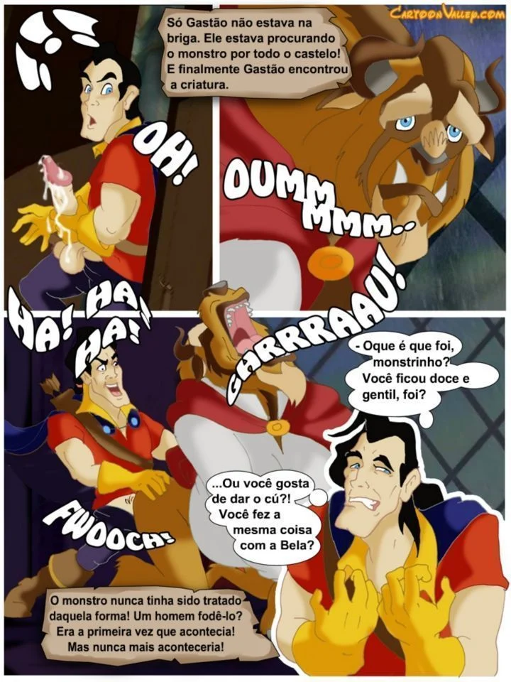 Historinhas de sexo Disney A Bela e a Fera a verdadeira orgia – Disney Hentai – Alta Qualidade - Traduzido