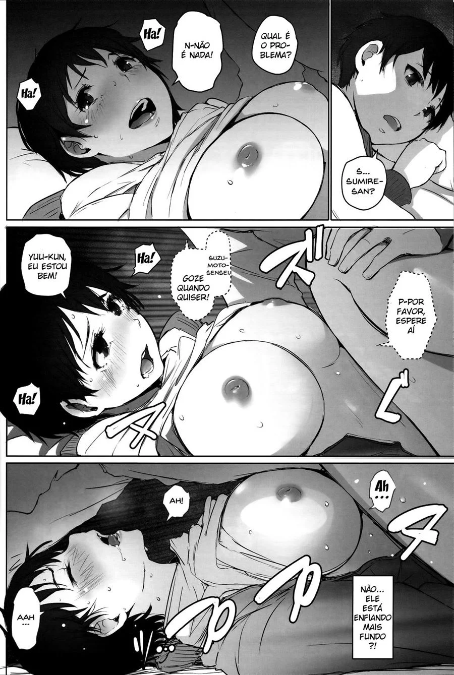 Hitozuma Kyoushi NTR Shuugakuryokou – Hentai Preto e Branco – PT Brasil