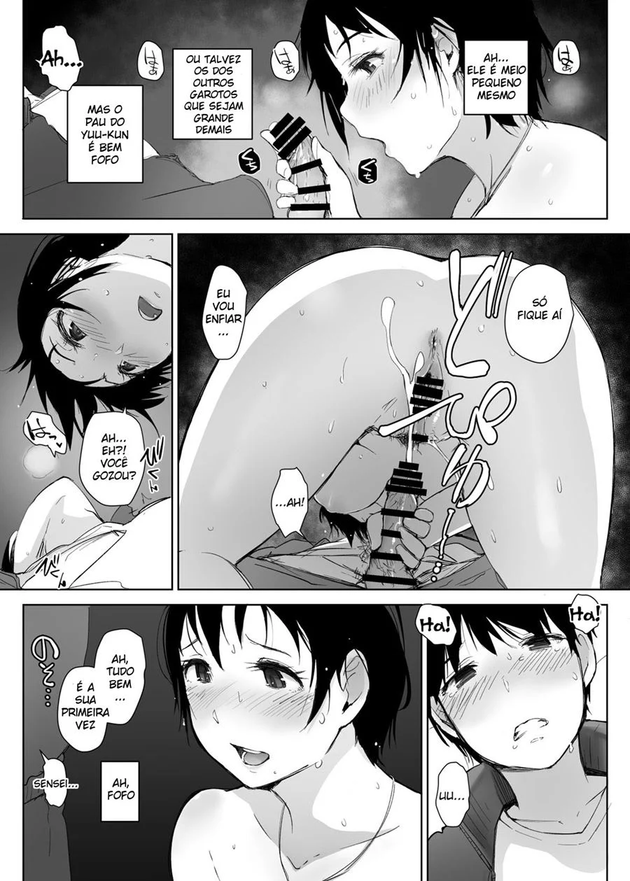 Hitozuma Kyoushi NTR Shuugakuryokou – Hentai Preto e Branco – PT Brasil