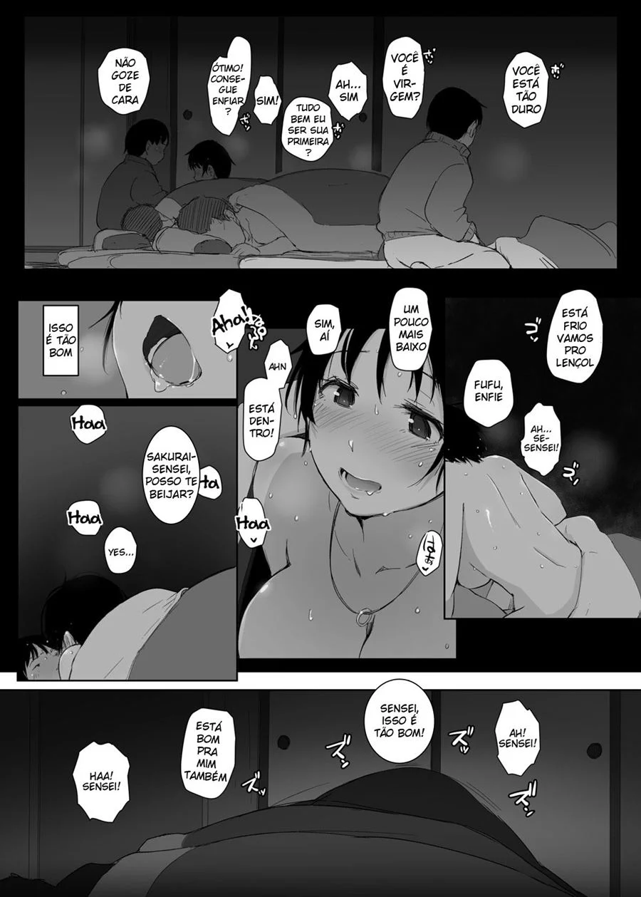 Hitozuma Kyoushi NTR Shuugakuryokou – Hentai Preto e Branco – PT Brasil