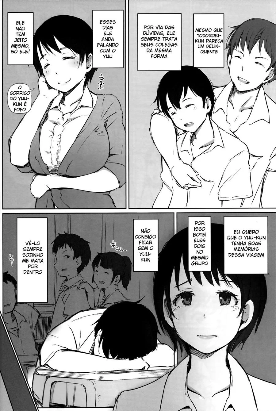 Hitozuma Kyoushi NTR Shuugakuryokou – Hentai Preto e Branco – PT Brasil