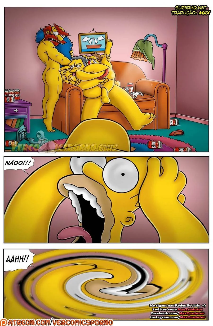 Homer’s Nightmare – Simpsons Pornô – Ler Hentai HQ