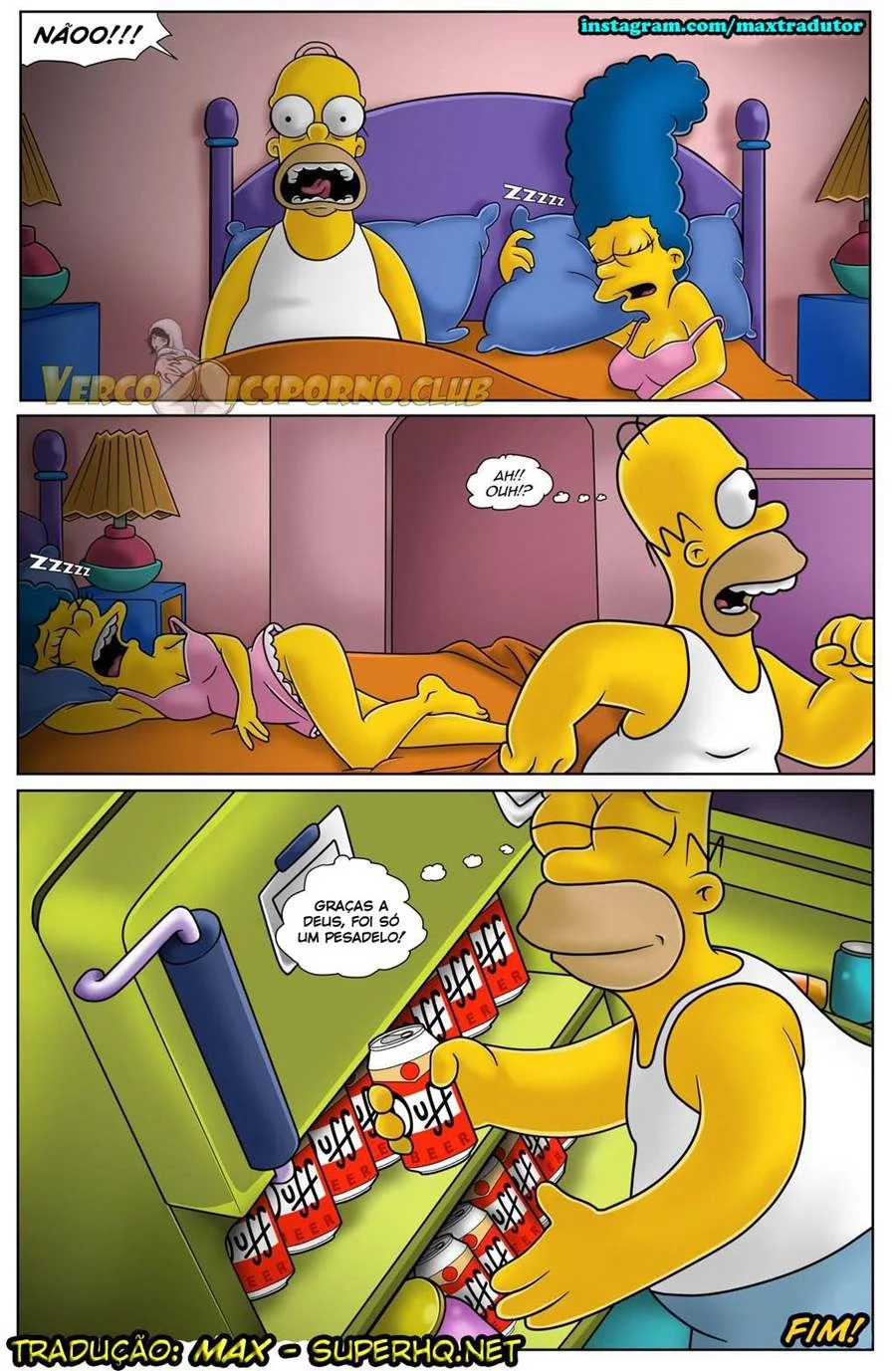Homer’s Nightmare – Simpsons Pornô – Ler Hentai HQ