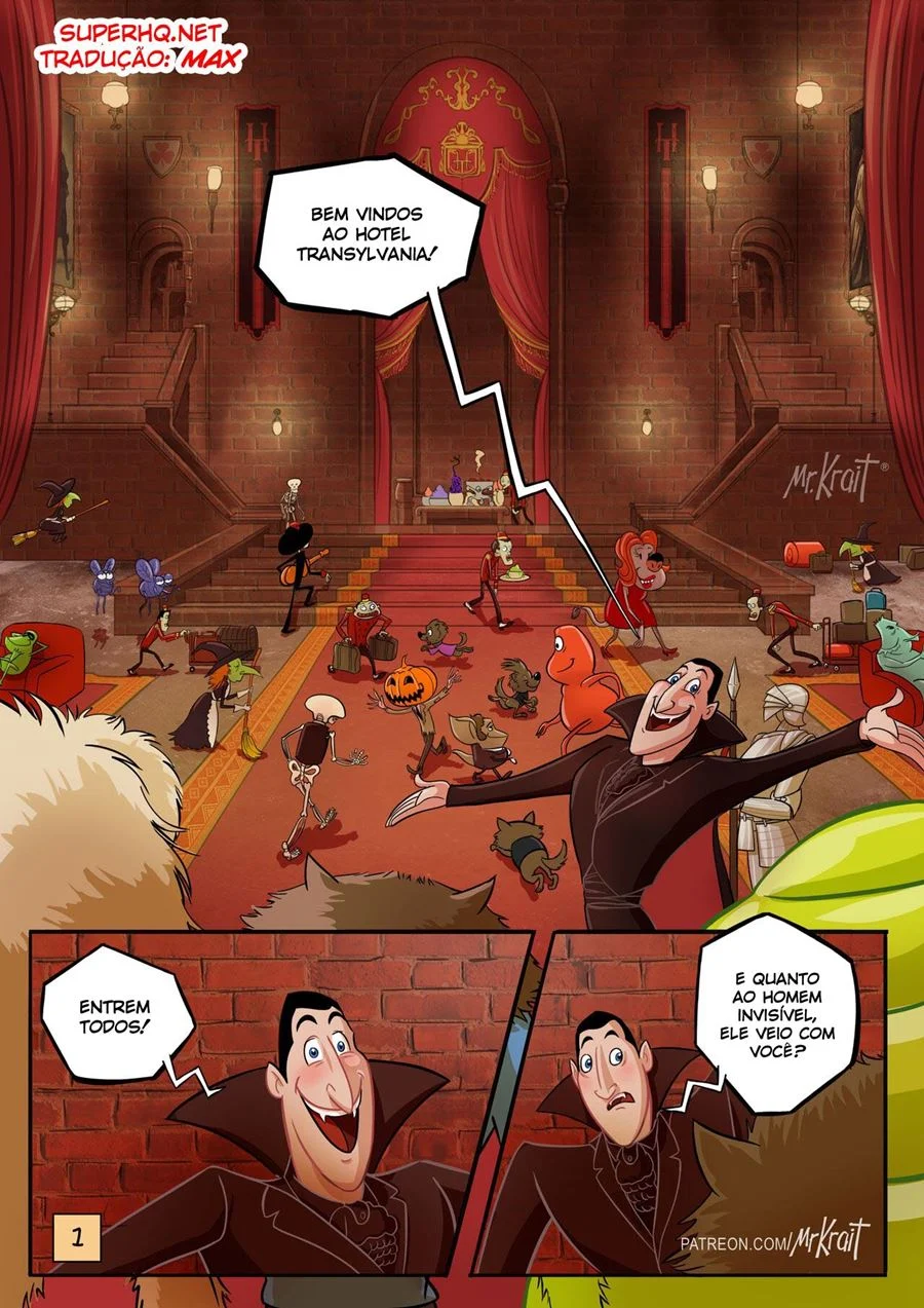 Hotel Transylvania, An Invisible Pervert – Cartoon Pornô – Ler HQ Completo