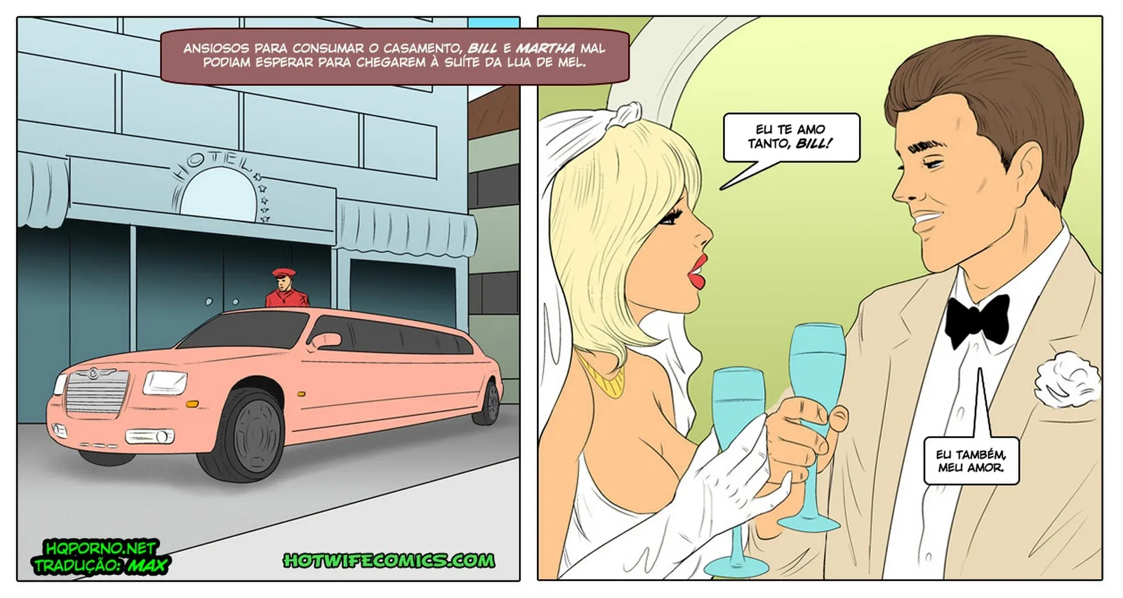 HotWifeComics, My Wedding Night Gangbang – HQ Traição – Ler Hentai HQ