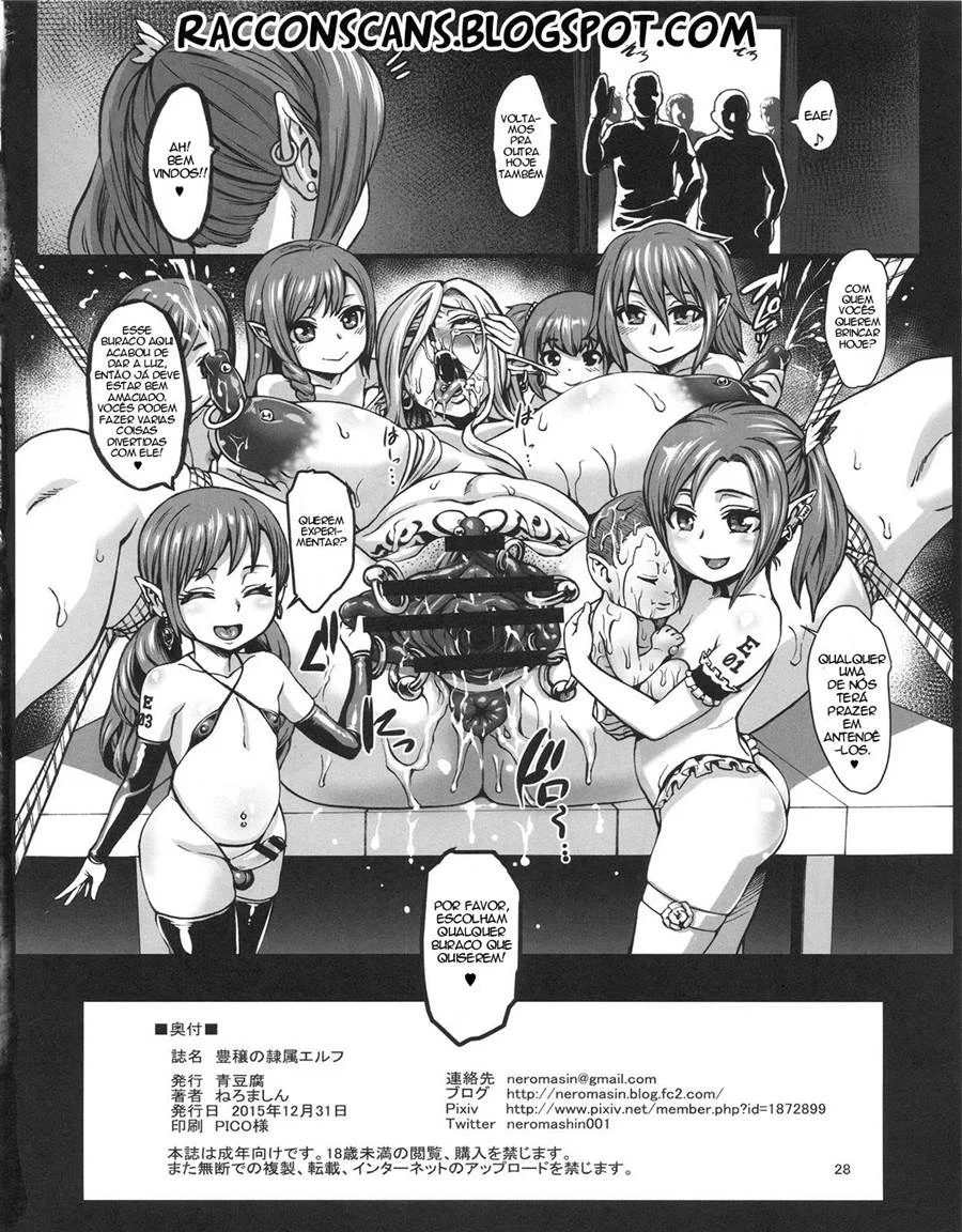 Houjou no Reizoku Elf – Manga Hentai – Tradução Em Português