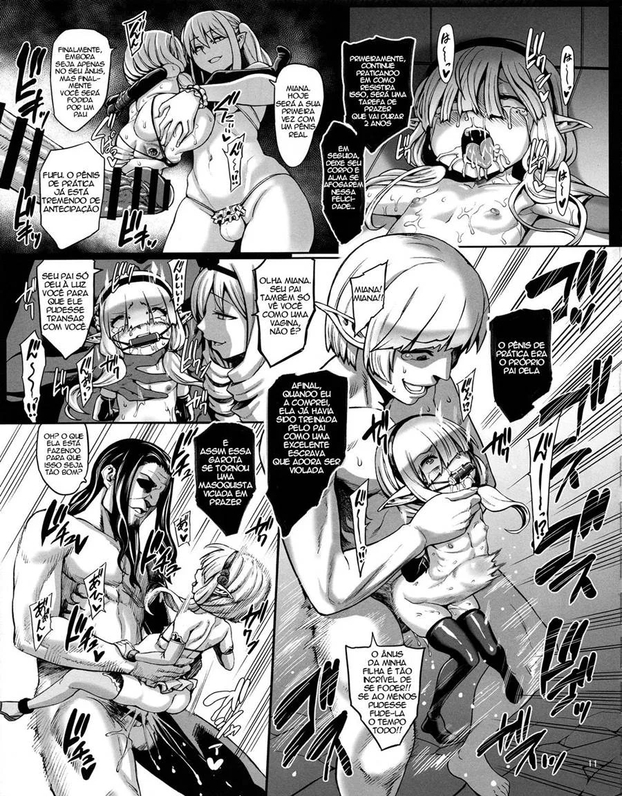 Houjou no Reizoku Elf 6 – Hentai Preto e Branco – Ler HQ Completo