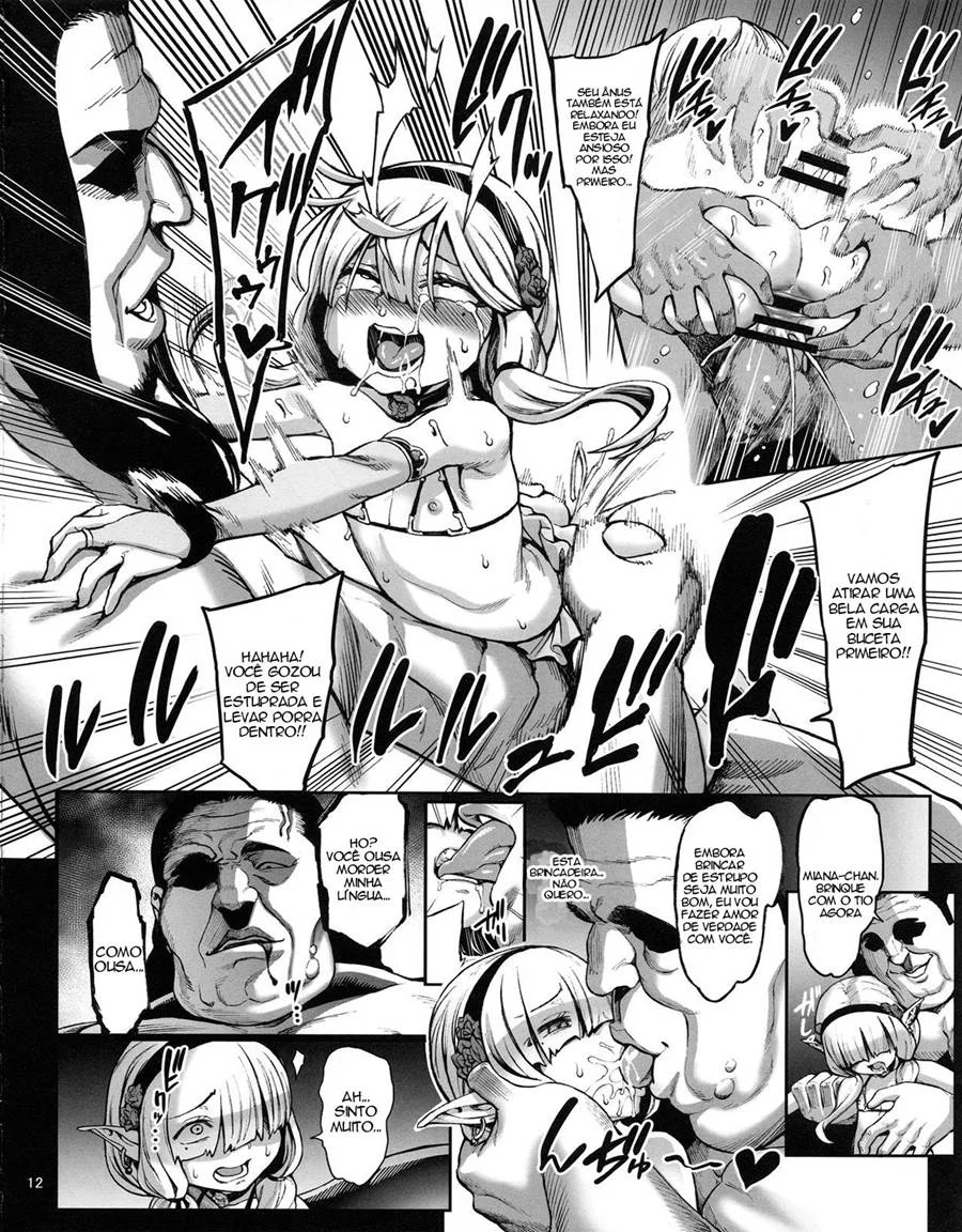 Houjou no Reizoku Elf 6 – Hentai Preto e Branco – Ler HQ Completo