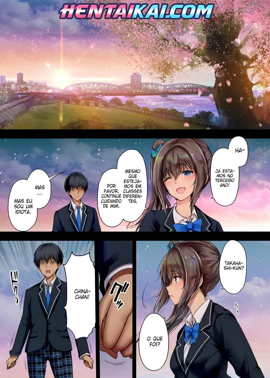 Houkago Dairizuma 2 Boku no Kanojo wa Chichioya ni Tanetsuke Sarete Iru – Hentai Incesto – PT-BR
